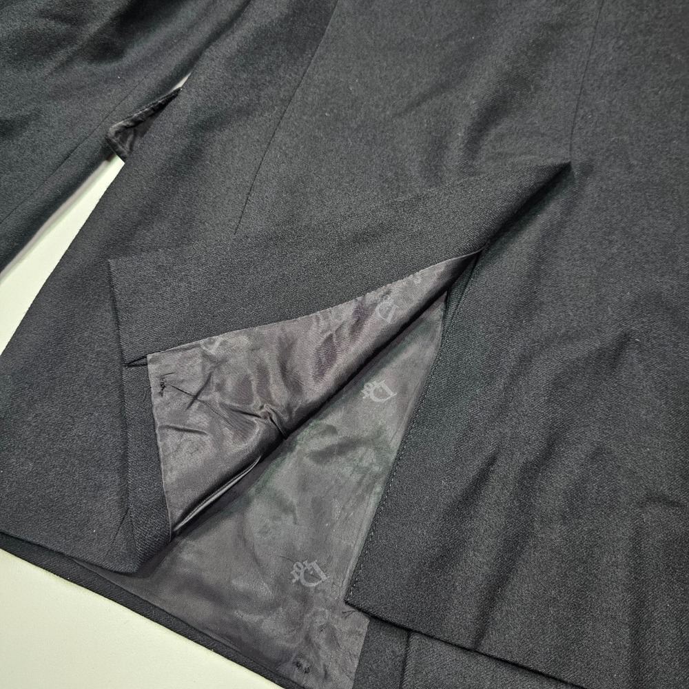 Christian Dior Monsieur Vintage 100% Wool Double Breasted Blazer Vented Unisex L - Picture 3 of 12